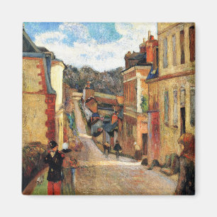 Paul Gauguin painting, Rue Jouvenet in Rouen Magne Magnet