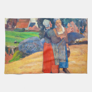 Paul Gauguin - Paysannes Bretonnes Kitchen Towel