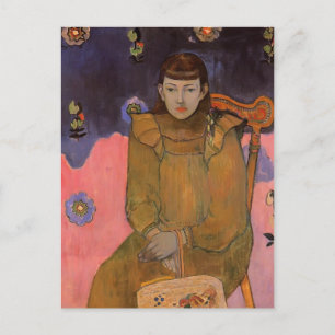 Paul Gauguin- Portrait of a Young Woman, Vaite Postcard