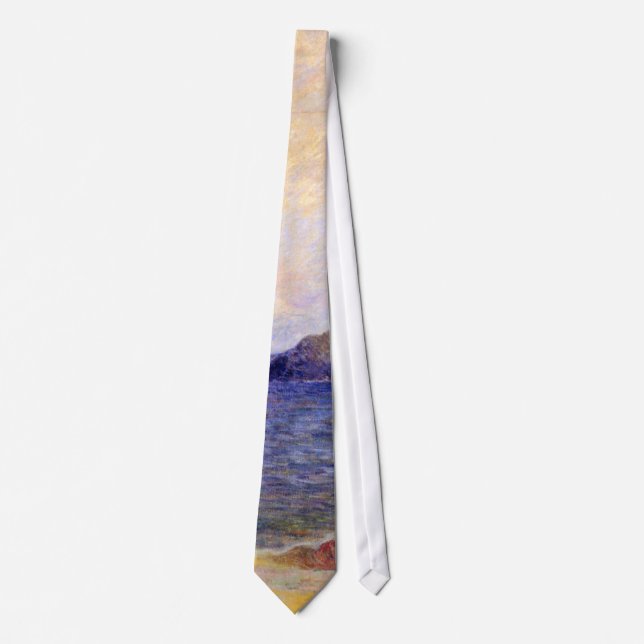 Paul Gauguin - Rocky Coast Fine Art Painting Tie (Front)