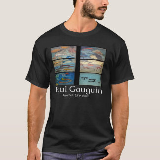 Paul Gauguin Rupe Tahiti Oil Glass Art Graphic Vin T-Shirt