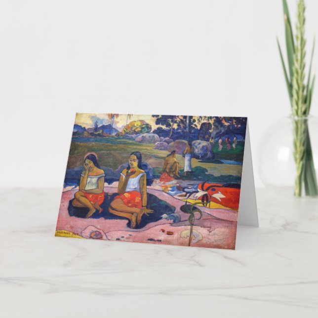 Paul Gauguin - Sacred Spring, Sweet Dreams Card (Front)