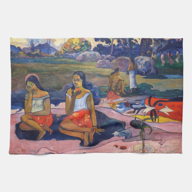 Paul Gauguin - Sacred Spring, Sweet Dreams Kitchen Towel (Horizontal)