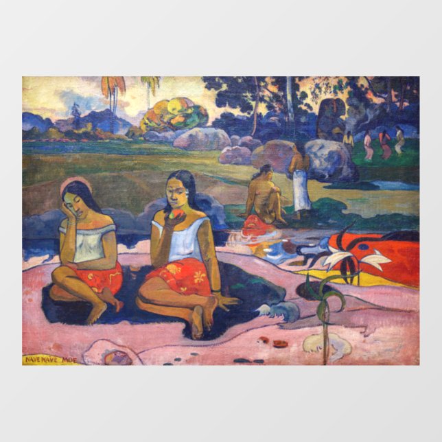 Paul Gauguin - Sacred Spring, Sweet Dreams Window Cling (Sheet)