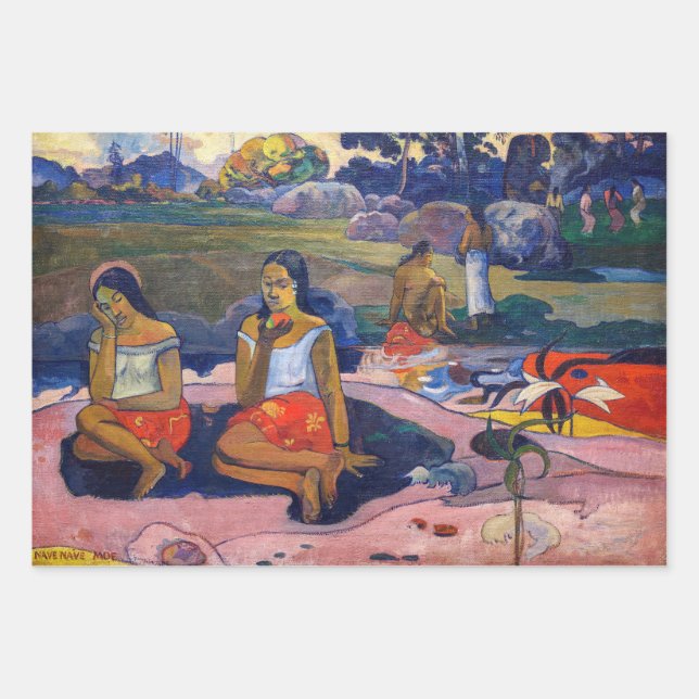 Paul Gauguin - Sacred Spring, Sweet Dreams Wrapping Paper Sheet (Front)