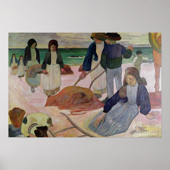 Paul Gauguin | Seaweed Gatherers, 1889 Poster (Front)