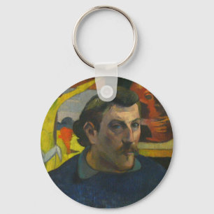 Paul Gauguin Self Portrait 3 Keychain