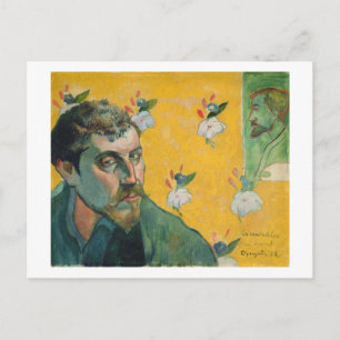 Paul Gauguin   Self Portrait, Les Miserables,1888  Postcard
