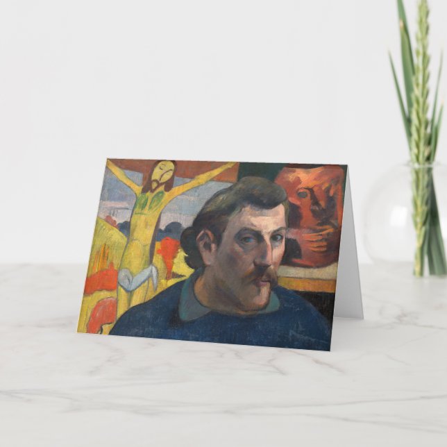 Paul Gauguin - Self-Portrait with Yellow Christ Card (Front)