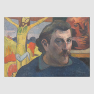 Paul Gauguin - Self-Portrait with Yellow Christ Tissue Paper