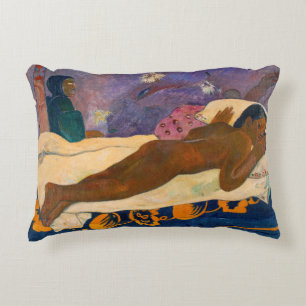 Paul Gauguin - Spirit of the Dead Watching Accent Pillow