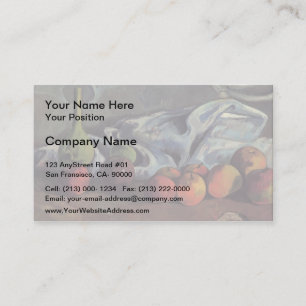 Paul Gauguin-Still life with apples and green vase Business Card