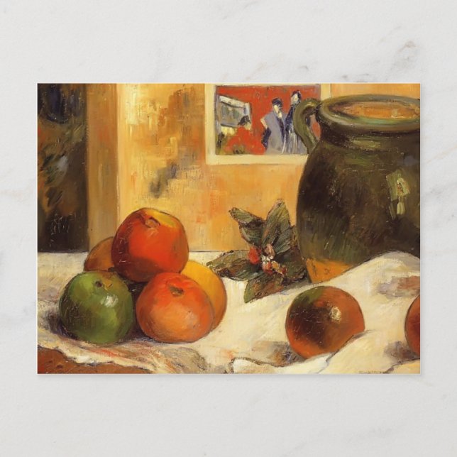 Paul Gauguin- Still life with Japanese print Postcard (Front)