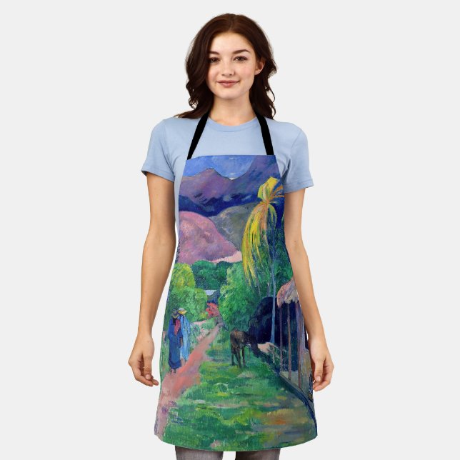 Paul Gauguin - Street in Tahiti Apron (Worn)