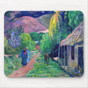Paul Gauguin - Street in Tahiti Mouse Pad