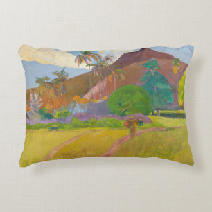 Paul Gauguin - Tahitian Landscape Accent Pillow