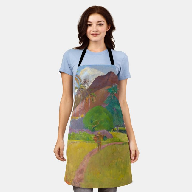 Paul Gauguin - Tahitian Landscape Apron (Worn)