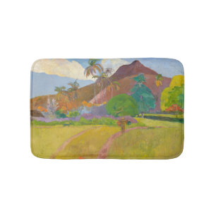 Paul Gauguin - Tahitian Landscape Bath Mat