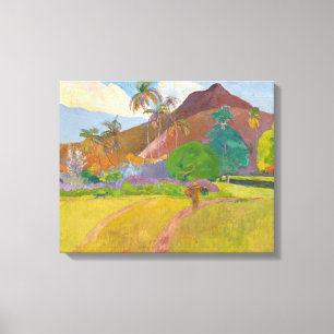 Paul Gauguin - Tahitian Landscape Canvas Print