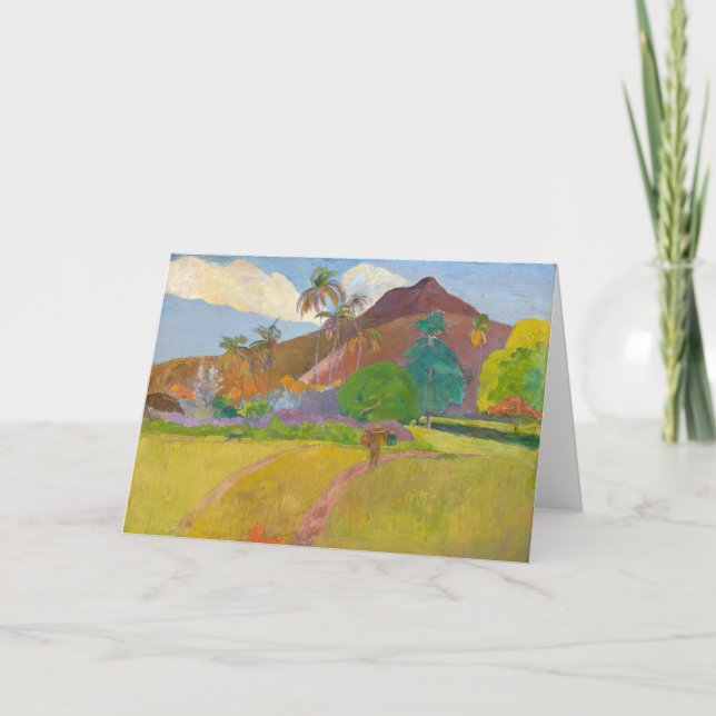Paul Gauguin - Tahitian Landscape Card (Front)
