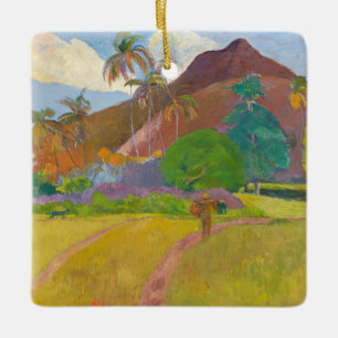 Paul Gauguin - Tahitian Landscape Ceramic Ornament