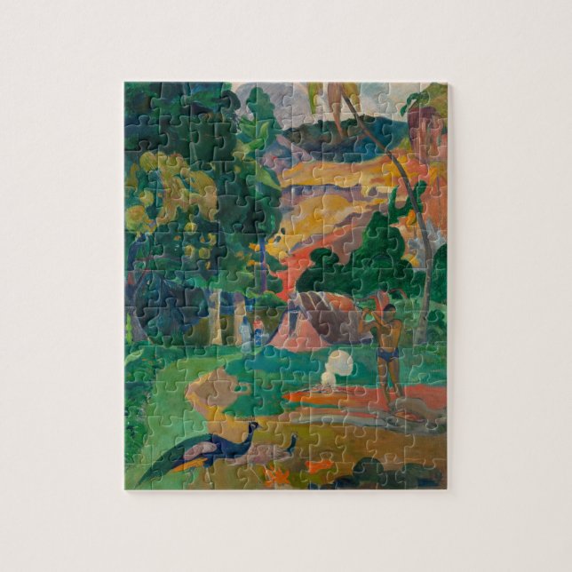 Paul Gauguin Tahitian Matamoe Painting Jigsaw Puzzle (Vertical)