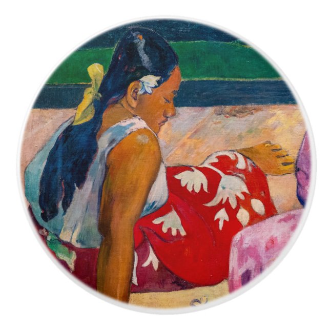 Paul Gauguin - Tahitian Women on the Beach Ceramic Knob (Front)