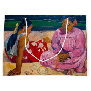 Paul Gauguin - Tahitian Women on the Beach Large Gift Bag