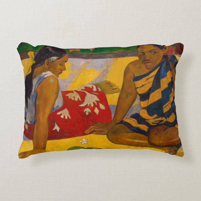 Paul Gauguin - Tahitian Women / Parau Api Accent Pillow (Front)