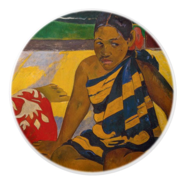 Paul Gauguin - Tahitian Women / Parau Api Ceramic Knob (Front)