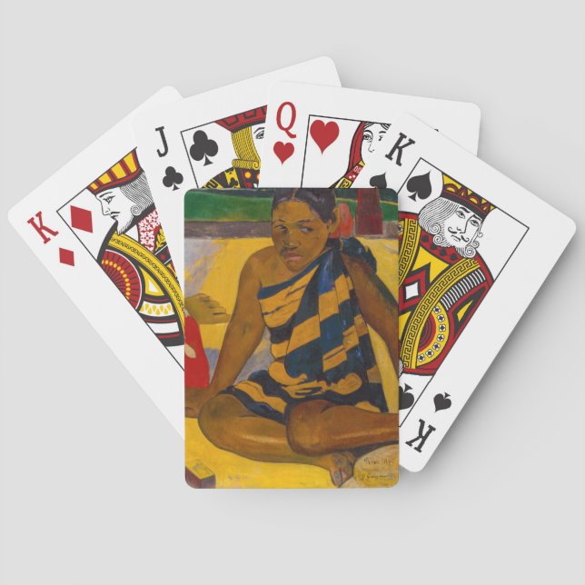 Paul Gauguin - Tahitian Women / Parau Api Playing Cards (Back)