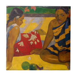 Paul Gauguin - Tahitian Women / Parau Api Tile