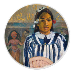 Paul Gauguin - The Ancestors of Tehamana Ceramic Knob