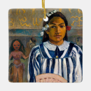 Paul Gauguin - The Ancestors of Tehamana Ceramic Ornament