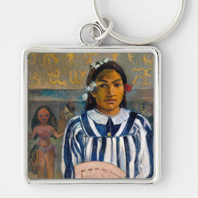 Paul Gauguin - The Ancestors of Tehamana Keychain (Front)