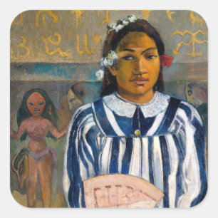 Paul Gauguin - The Ancestors of Tehamana Square Sticker