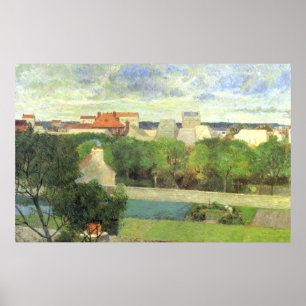 Paul Gauguin The Market Gardens of Vaugirard Poster