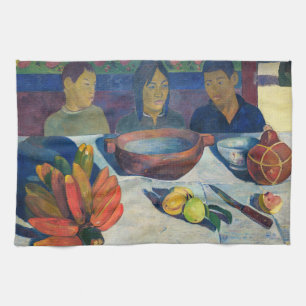 Paul Gauguin - The Meal / Bananas Kitchen Towel