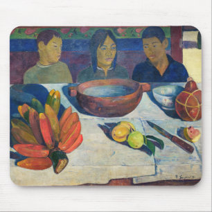 Paul Gauguin - The Meal / Bananas Mouse Pad