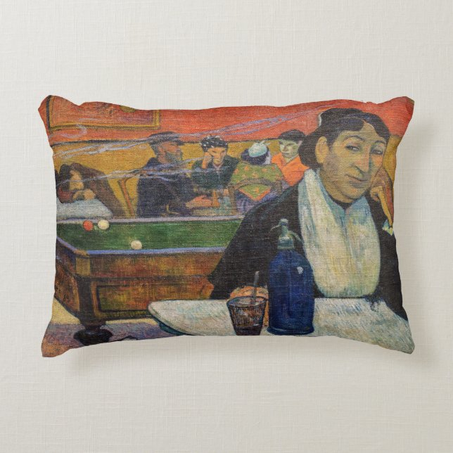 Paul Gauguin - The Night Cafe, Arles Accent Pillow (Front)