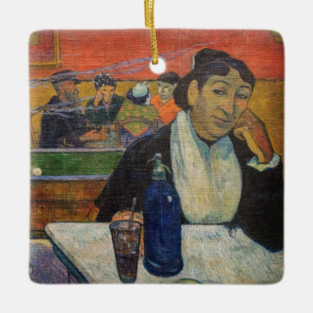 Paul Gauguin - The Night Cafe, Arles Ceramic Ornament (Front)