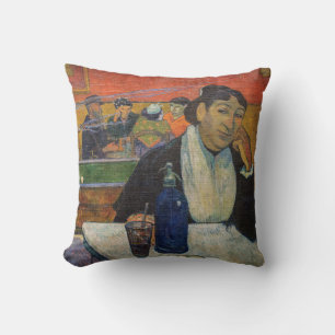 Paul Gauguin - The Night Cafe, Arles Throw Pillow