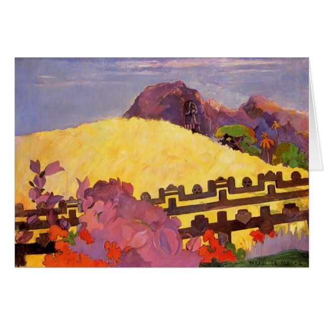 Paul Gauguin- The sacred mountain (Front Horizontal)