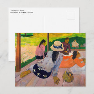 Paul Gauguin - The Siesta Postcard