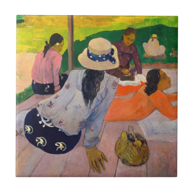 Paul Gauguin - The Siesta Tile (Front)