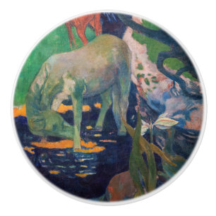 Paul Gauguin - The White Horse Ceramic Knob