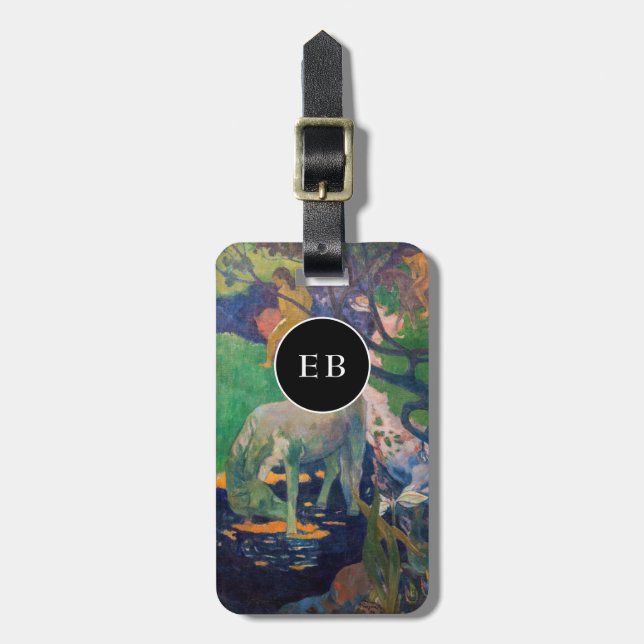 Paul Gauguin - The White Horse Luggage Tag (Front Vertical)