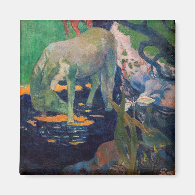 Paul Gauguin - The White Horse Magnet (Front)