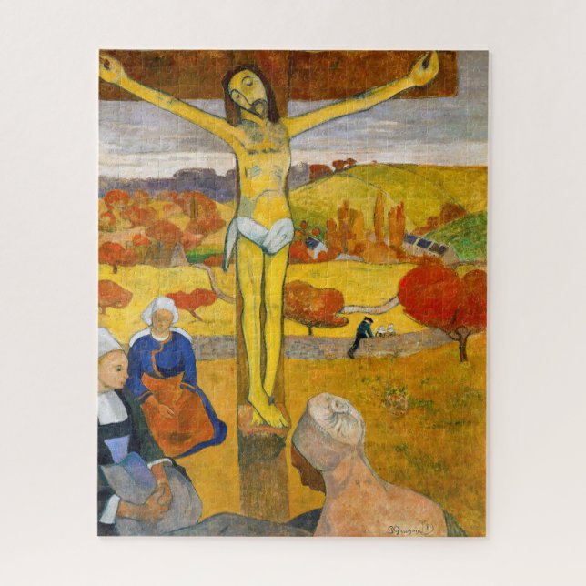 Paul Gauguin - The Yellow Christ Jigsaw Puzzle (Vertical)