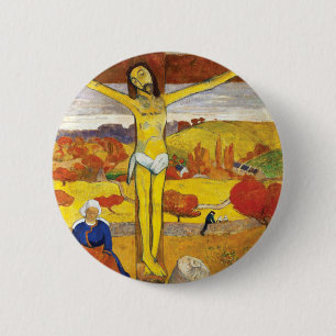 Paul Gauguin The Yellow Christ Vintage Fine Art 2 Inch Round Button